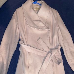 Michael Kors cream wool coat